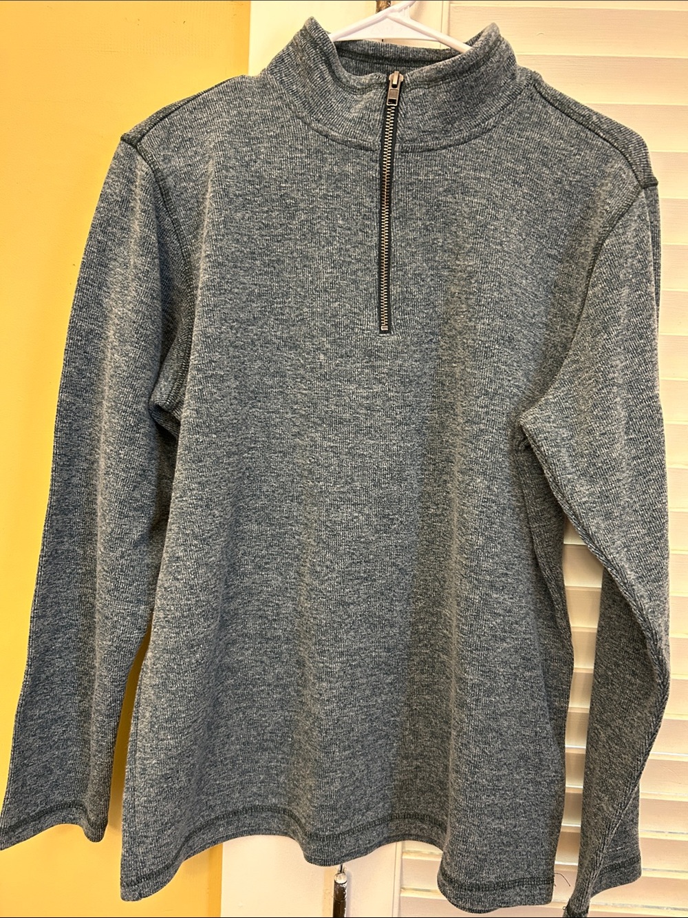 GAP Men's Slate Blue Half-Zip Sweater
